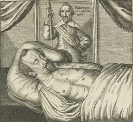 Corpse of Sebastien de La Ruelle Lying in State
